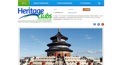 Desktop Screenshot of heritageclubs.com